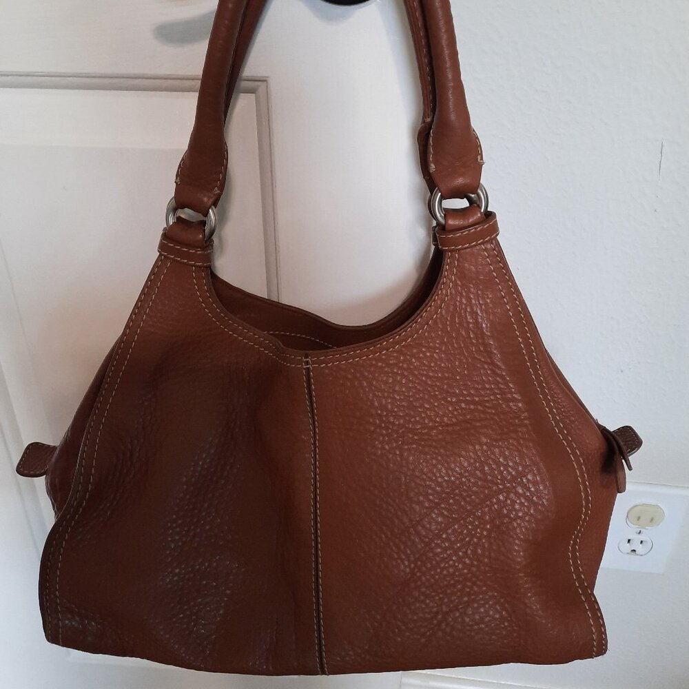 Cole Haan Brown Pebble Medium Bag